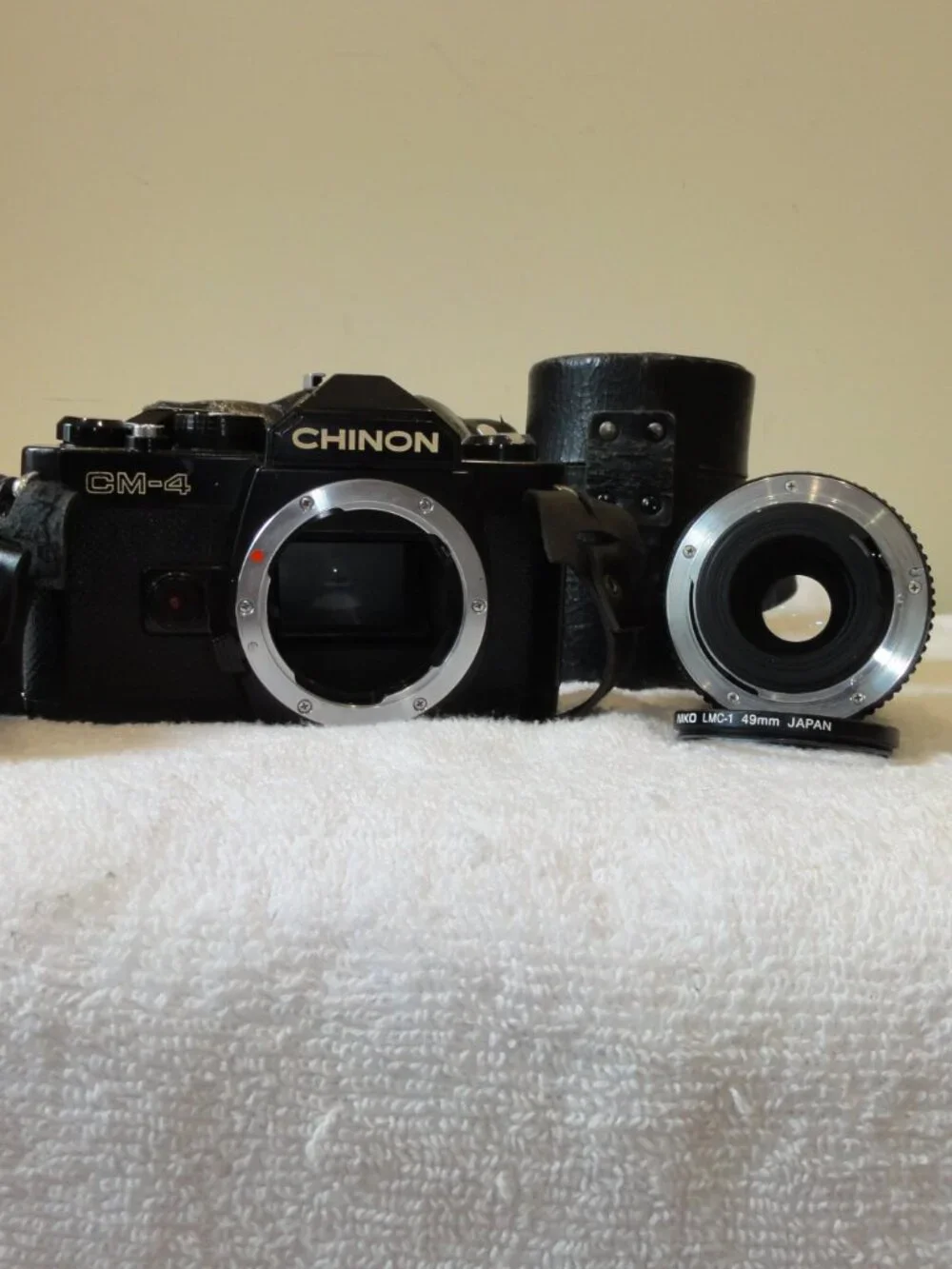 Chinon CM-4 Camera w/Pentax 135mm Lens TESTED!